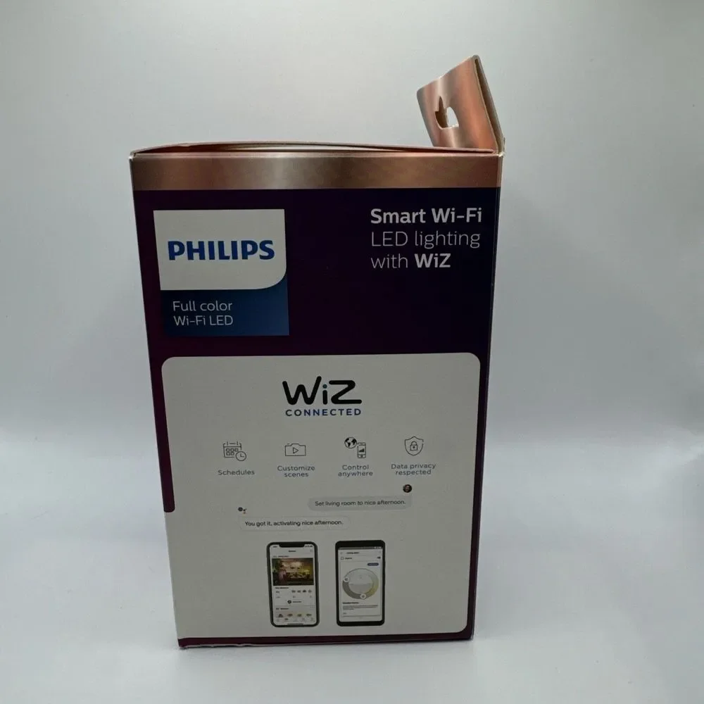 Phillips Wiz 100W Dimmable Smart WiFi LED Bulb Full‎ Color & White 1600 Lumens
